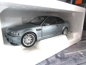 BMW 3er Reihe M3 E46 CSL Leichtbau Coupe 2003 grau grey 183016 Norev 1:18 - Bild 1 von 7