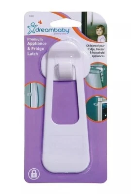 Dreambaby Refrigerador Congelador Aparato Cerradura de Pestillo de Seguridad para Niños A prueba de Bebés Foto 1 de 4