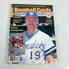 Robin Yount -September 1990  Baseball Cards Magazine with Cards