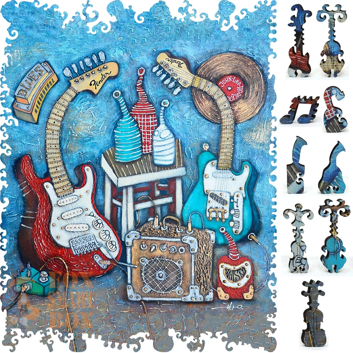 Blue Contemporary 100 - 249 Pieces Jigsaw Puzzles for sale | eBay