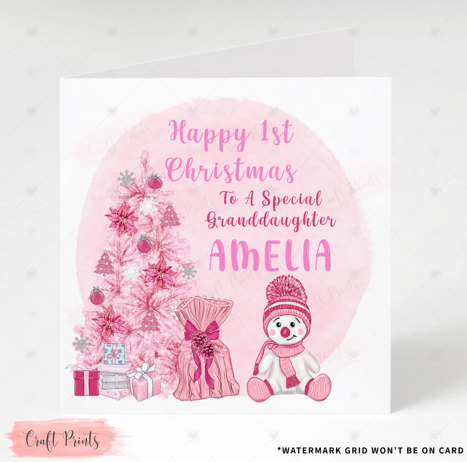 Personalised 50th Birthday Card Mum Grandma Sister Granddaughter Friend