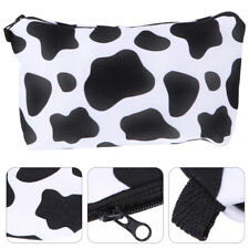  Cow Cosmetic Bag Sponge Travel Make up Bags for Women Toiletry Lady Makeup