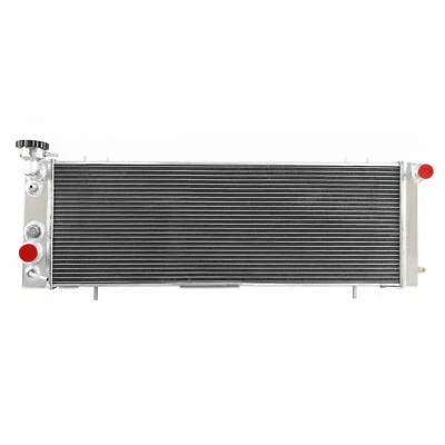 Aluminum Radiator Fit 91-2001 Jeep Cherokee XJ Comanche 2.5L L4 4.0L L6 AT 92 Foto 1 de 4