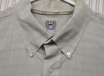 Camisa informal estilo occidental manga larga con botones 100 % algodón para hombre talla LG Foto 1 de 4