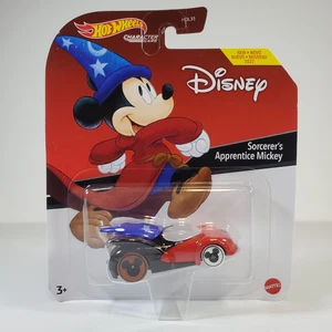 Hot Wheels Character Cars Disney Sorcerer's Apprentice Mickey Mouse 1:64 Diecast - Picture 1 of 3