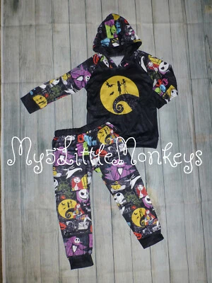 Boutique Jack Skellington Halloween Nightmare Before Christmas Hooded Outfit - Image 1 of 3