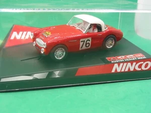 NINCO50296 AUSTIN HEALEY HARDTOP LIEGE RED #76 MINT BOXED 1/32ND SLOT CAR - Picture 1 of 3