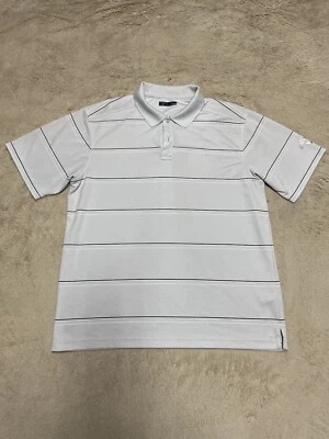 Camisa Polo de Golf Callaway Gris Para Hombre XL Logo Plateado Poliéster Manga Corta Foto 1 de 4