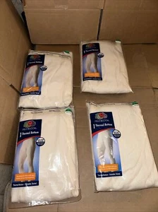 Fruit of the Loom Men's X-Large Thermal Bottom Pants Lot of 4 - Picture 1 of 5