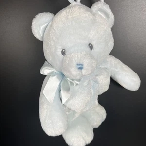 GUND Baby My First Teddy Bear Pull String Musical Blue Lullaby Song Plush Lovey - Picture 1 of 3