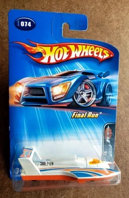 2005 Hot Wheels  HYDROJET White #074 FINAL RUN SERIES #4/5 1:64 Micro 5SP #G6801 - Image 1 of 4