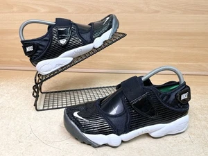 Nike Air Rift Split Toe Gloss Black Size UK 6.5 Woman’s Summer Trainers - Picture 1 of 19