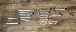22 Craftsman, USA Made, Double Open End & Box End Wrench Set Inch SAE Free Ship - Bild 1 von 16