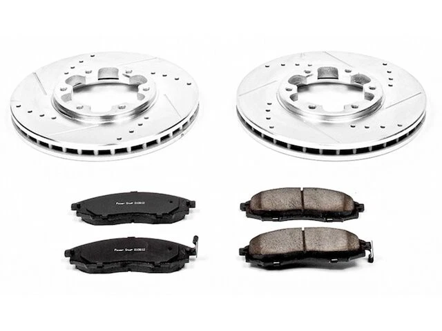 Kit Pastilla Freno Delantera y Rotor Para 00-04 Nissan Xterra Frontier 3.3L V6 SP63W5 Foto 1 de 1