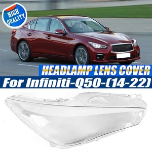 For 2014-21 Infiniti Q50 Headlight Cover Lens Lamp Shell Lampcover Right Side US - Picture 1 of 9