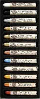 Savoir-Faire Sennelier Oil Pastels Set 1 Count (Pack of 1), Iridescent  - Image 1 of 2