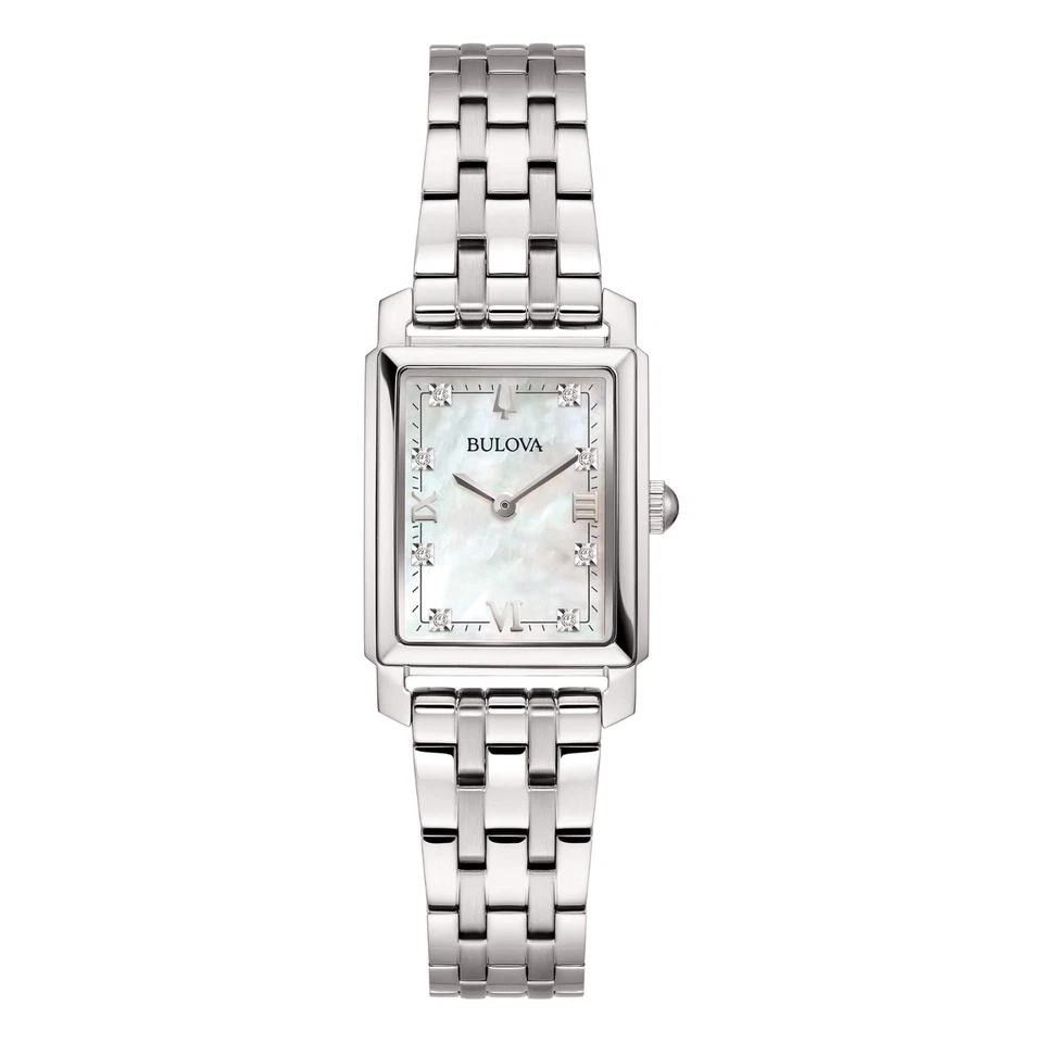 Orologio Donna Bulova Sutton Tank Diamonds Ref. 96P244 Rivenditore Autorizzato