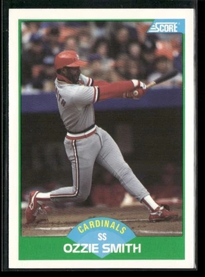 1989 Score #80 Ozzie Smith St. Louis Cardinals - Image 1 of 2