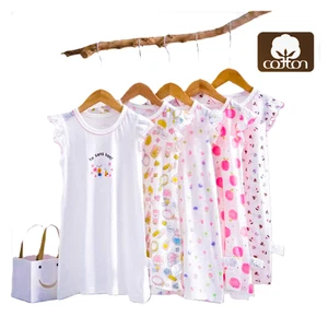 Kinder 100 % Baumwolle Nachthemd Nachthemden bequem Mädchen Kleid Alter 4-11 - Bild 1 von 17