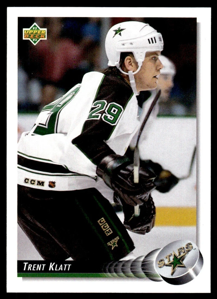 1992-93 Upper Deck Trent Klatt Rookie Minnesota North Stars #62 - Image 1 of 2
