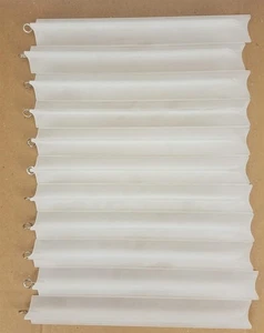Lot of 10 Lucite Stick Acrylic Frosted White 10" Triarch Mid Century Modern - Picture 1 of 4