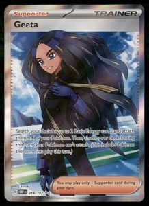 2023 Scarlet & Violet Series - Obsidian Flames Geeta Ultra Rare #218 - Bild 1 von 2