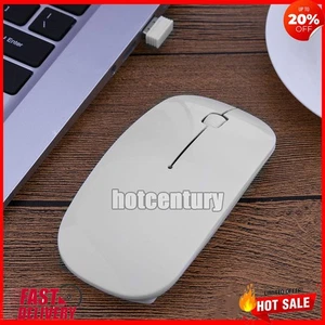 2.4GHz Cordless Mouse 3 Buttons 1000 Computer Mice for Laptop (White) - Picture 1 of 9