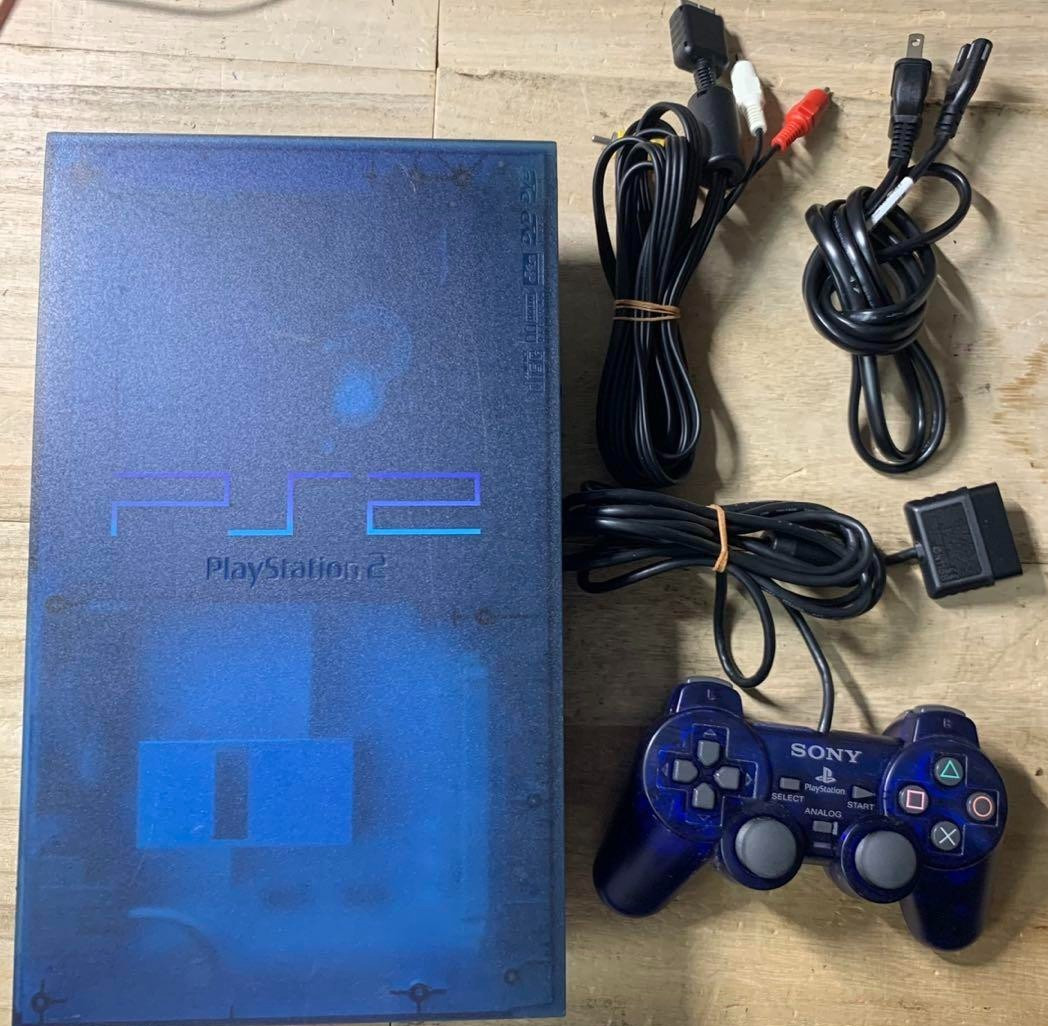 プレイステーション２ Sony PlayStation 2 Blue Video Game Home Consoles for sale | eBay
