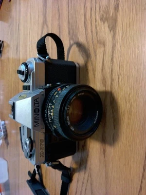 Minolta X-370 35mm Film Camera w/ 50mm F1.7 MD Lens Tested / Working - Image 1 of 4