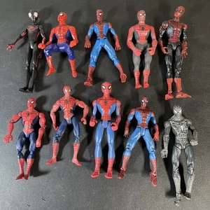 Menge 10 Spider-Man Actionfiguren 2003 Film Marvel Poseable Vintage USA VERSAND! - Bild 1 von 22