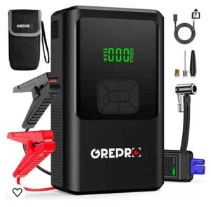 GREPRO Jump Starter GP383 Sobrecarga Cortocircuito Protección Carga Inversa - Imagen 1 de 9