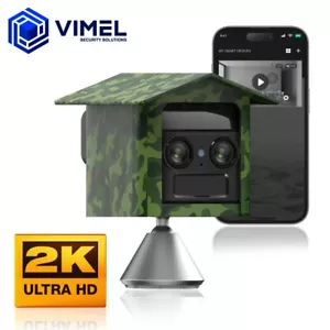 4G Security Camera 2K ULTRA HD Dual Video 6X Outdoor Battery Tiny Small Compact - Picture 1 of 11