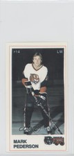 1985-86 Medicine Hat Tigers WHL Police Mark Pederson #19