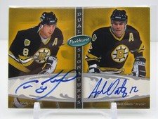NEELY/OATES 2006/07 PARKHURST DUAL AUTOGRAPH AUTOS! BOSTON BRUINS!