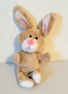 Vintage 1982 Wallace Berrie & Co Tan BUNNY RABBIT Stuffed Animal Plush 13" - Picture 1 of 5