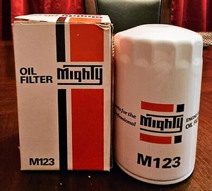 Mighty M123 Engine Oil Filter, Spin-On, Replaces Fram PH3429, AC Delco PF45 - Picture 1 of 5