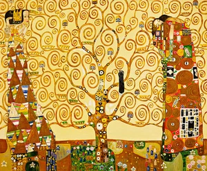 The Tree of Life by Gustav Klimt Huge 120cm x 100cm High Quality Canvas Print - Imagen 1 de 1