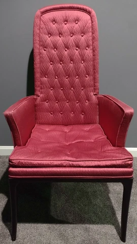 ERWIN LAMBETH TALL BACK CHAIR(SIGNED) Cover