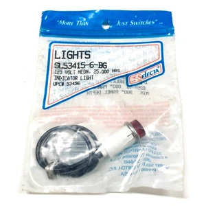 Luz indicadora roja SL53415-6-BG Selecta, 125 V, 25.000 horas - Imagen 1 de 2