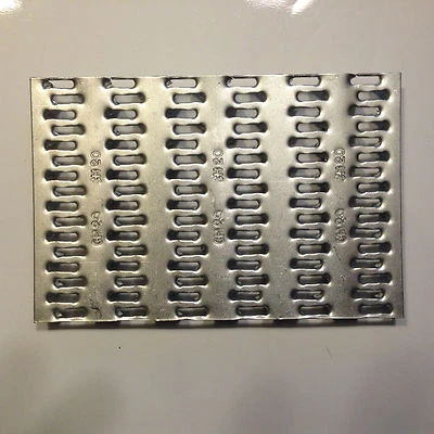 CH MACHINE 50 QTY 4" x 6" Truss Plate - Mending Plate -Structural Plates Zinc nail tooth