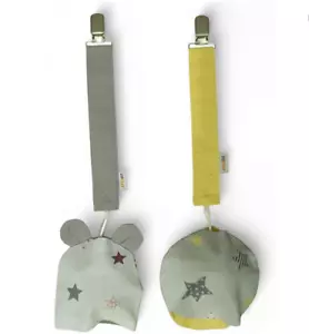 Protective Pacifier Clip & Holder – Handmade, Ultra Durable with Case, 2-Pack, 1 - Picture 1 of 7