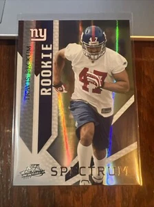 Travis Beckum 2009 Playoff Absolute Memorabilia Rookie Spectrum Silver #195 /25 - Picture 1 of 7