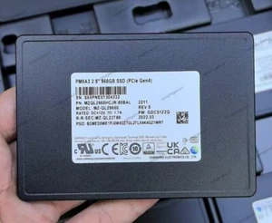 Samsung PM9A3 960GB SSD 2.5" NVMe PCIe Gen4 Solid State Drive MZQL2960HCJR-00A07 - Afbeelding 1 van 2