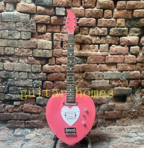 DAISY ROCK HEARTBREAKER Pink electric GUITAR Basswood body 22frets in stock - Picture 1 of 13