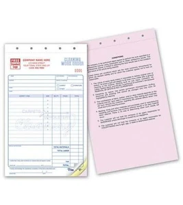 Contrato de limpieza de alfombras 1000 - Órdenes de trabajo / Nebs/Deluxe No. 2518 / 3 piezas - Imagen 1 de 1