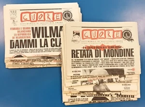 CUORE SETTIMANALE SATIRICO ANNO 1 1991 NUMERI VARI VENDITA SINGOLA - Picture 1 of 32