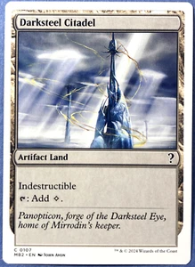 MTG Darksteel Citadel (White Border) Mystery Booster 2 107 NM - Picture 1 of 6