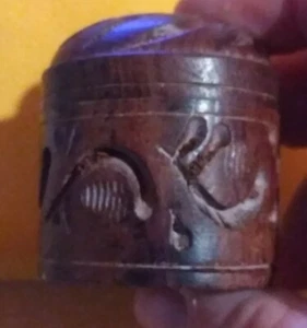 DECORATIVE WOODEN TRINKET, JEWLERY,STASH BOXES MADE IN INDIA AND BRAND NEW - Picture 1 of 6