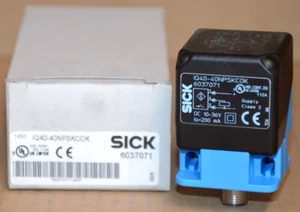 Sensor de proximidad inductivo Sick IQ40-40NPSKC0K 6037071 NUEVO EMBALAJE ORIGINAL - Imagen 1 de 2
