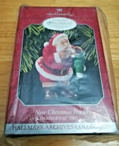 New Christmas Friend Hallmark Keepsake Collectors Club Ornament Vintage 1998 NIB - Picture 1 of 4